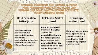 KRITIK JURNAL — Polycystic Ovary Sindrom [upl. by Nojid]