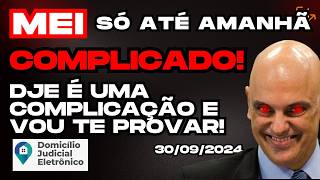 MEI CUIDADO COM A DJE Nova obrigacao do MEI em 2024 [upl. by Atiseret605]