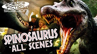 All Spinosaurus Scenes In Jurassic Park III 2001  Science Fiction Station [upl. by Yrmac]