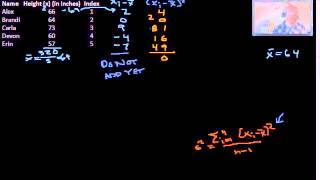 Numerical Measures  Variance Standard Deviation and Coefficient of Variation [upl. by Rhys]