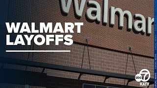 Walmart lays off hundreds of employees and requires others to relocate [upl. by Adnolat436]