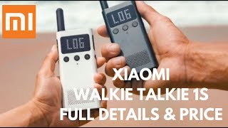 Xiaomi Mijia Walkie talkie Full Details amp Price [upl. by Nagoh148]