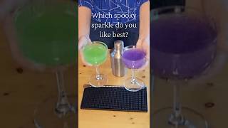 Sparkly Halloween Drinks Phantom Purple vs Ghoulish Green halloween productreview [upl. by Ailee]