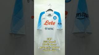 JC155 2223 SSC Napoli Away Authentic Jersey Review [upl. by Yrtneg]