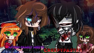 Afton Family meets Creepypasta  Gacha Club  Afton Family [upl. by Nnail257]