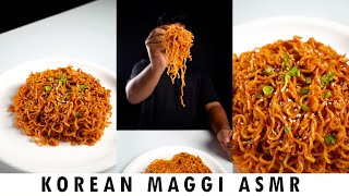 Korean Style Maggi  ASMR Video  Beat The Hunger [upl. by Ladin]