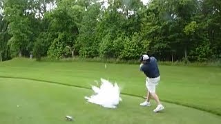 Tommy hits the exploding golf ball [upl. by Nived]