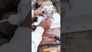 😍Jio airfiber installation 💯 shortsfeed shorts wifi jioairfiber minivlog [upl. by Nelan]