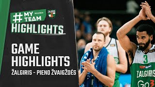 Žalgiris  Pieno Žvaigždės  Game Highlights  20231001 [upl. by Cheyney]