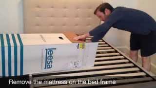 Leesa Mattress Unboxing [upl. by Nyledam]