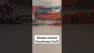 Remote Control Transformer Car Robot Car Superman CarSuperheroUnboxing toy carTransformer s [upl. by Avehstab]