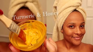 DIY Turmeric Face Mask for Hyperpigmentation amp Acne Scars ✨ [upl. by Adnalay54]