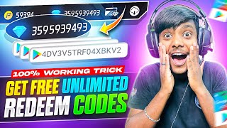 FREE UNLIMITED GOOGLE REDEEM CODE amp DIAMONDS 2024 TRICK😳🔥  GARENA FREE FIRE [upl. by Clava364]