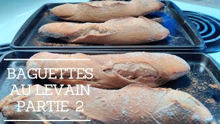 Baguettes au levain naturel part 2 [upl. by Ailyt]