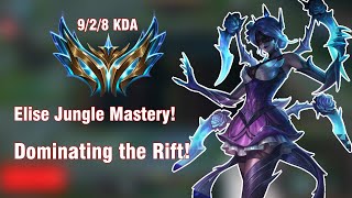 Elise Jungle Mastery 928 KDA – Dominating the Rift [upl. by Gratia]