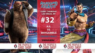 Bragging Rights 32  Peoples Card Shop  Tekken 8  WayGamble vs AJL  GF [upl. by Ellertnom]