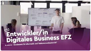 Vielseitige Ausbildung als Entwicklerin Digitales Business EFZ  BIT  Lehrstellenvideo  Yousty [upl. by Ysdnil]