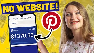 Make 1370 Per WEEK With Pinterest Affiliate Marketing NO WEBSITE [upl. by Nagud457]