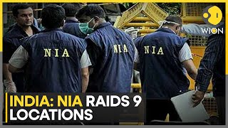 NIA Raids Nine Locations Across India Transactions Records Phone Seized In Operation  WION [upl. by Charlotta936]