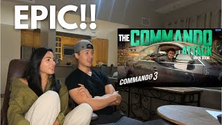 COMMANDO 3  THE COMMANDO ATTACK  MOVIE SCENE Couple Reacts [upl. by Palladin]