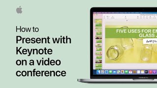 How to present with Keynote on a video conference on your Mac  Apple Support [upl. by Maris]