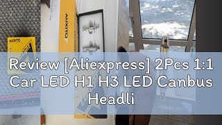 Review Aliexpress 2Pcs 11 Car LED H1 H3 LED Canbus Headlight Bulb 60W 12000Lm White 6000K Mini f [upl. by Kaile914]