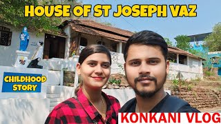 House of St Joseph Vaz  Goa  Konkani Vlog [upl. by Kallman]