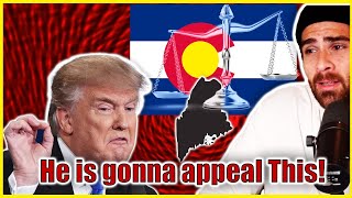 Hasanabi reacts to Trump appealing Colorado and Maine election ban  Hasan Clip Factory [upl. by Laryssa]