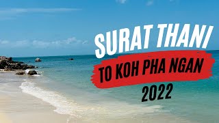 Surat Thani to Koh Phangan  Koh Phangan live  Surat Thani Airport [upl. by Nonnah]