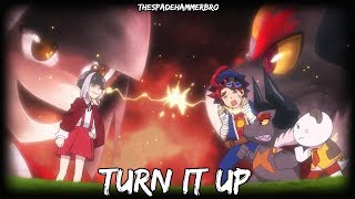 Buddyfight X Amv Hanako vs Gao Mikado  Round 2  Turn It Up  Full [upl. by Electra536]