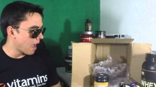 110 eVitamins Frete Grátis  Unboxing Importar Suplementos [upl. by Elstan]