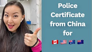 How to get a Police NonCriminal Certificate from China [upl. by Vasya]