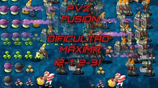 Empieza la noche  Pvz fusión en español  Máxima dificultad niveles 1012 [upl. by Ahsilat]