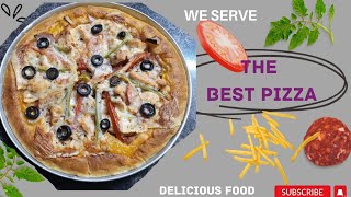 Chicken Fajita Thin Crust Pizza Recipe By SweetHomeManosalwa  sweethomeManoSalwa [upl. by Fernandez]