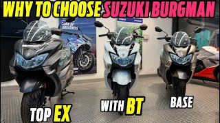 Top 5 Points To Buy Suzuki Burgman In 2024  Suzuki Burgman Street 125 New Model 2024 [upl. by Selyn]