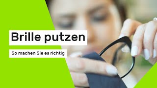 Brille putzen So machen Sie es richtig [upl. by Eileen]