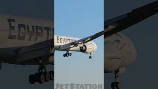 Egypt 🇪🇬 Air Boeing777 Landing shorts [upl. by Llehsad]