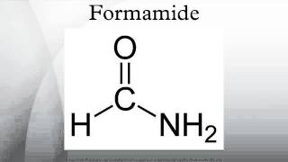 Formamide [upl. by Oidiple]