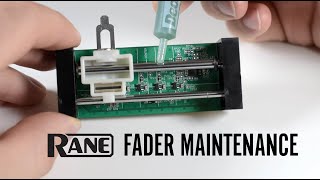 RANE Fader Maintenance  Looking after your faders [upl. by Mushro]