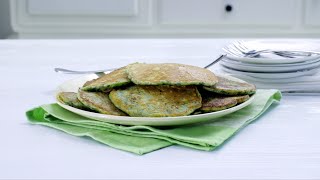 Boerenkoolpannenkoekjes met spek  Allerhande [upl. by Nelyaw]