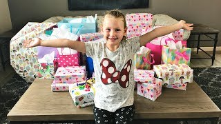 GWYNETHS 7TH BIRTHDAY PARTY  OPENING PRESENTS [upl. by Brucie240]