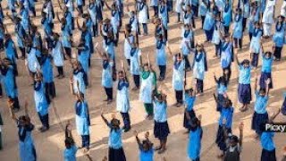 Yoga PT Govt School Bihar  Nand Bihari [upl. by Arella756]