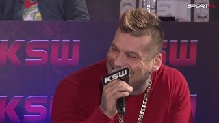 Popek do Pudziana Mariuszku zobaczymy Konferencja KSW 37 [upl. by Elisabeth555]