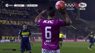 BOCAj vs IND DEL VALLE semifinal vuelta 1472016 completo [upl. by Hoebart]