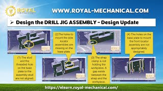 Mechanical Engineering Internship  BIW Fixture  Part015  Drill Jig Design Catia  Design Update [upl. by Gnex]