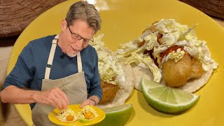 Classic Ensenada Fish Tacos  Rick Bayless Taco Manual [upl. by Cosma]