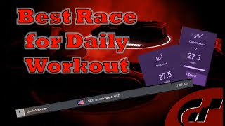 Fastest Way to Complete the Daily Workout  Gran Turismo Sport [upl. by Ikceb]