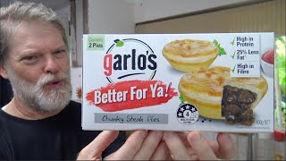 Garlos Chunky Steak Pies Review [upl. by Grubman750]