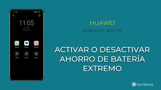 Activar o Desactivar el Ahorro de Batería Extremo  Huawei Android 10  EMUI 12 [upl. by Lister708]