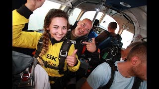 Skok ze spadochronem SKYDIVEPL Kruszyn 21072017 r [upl. by Ecyac992]